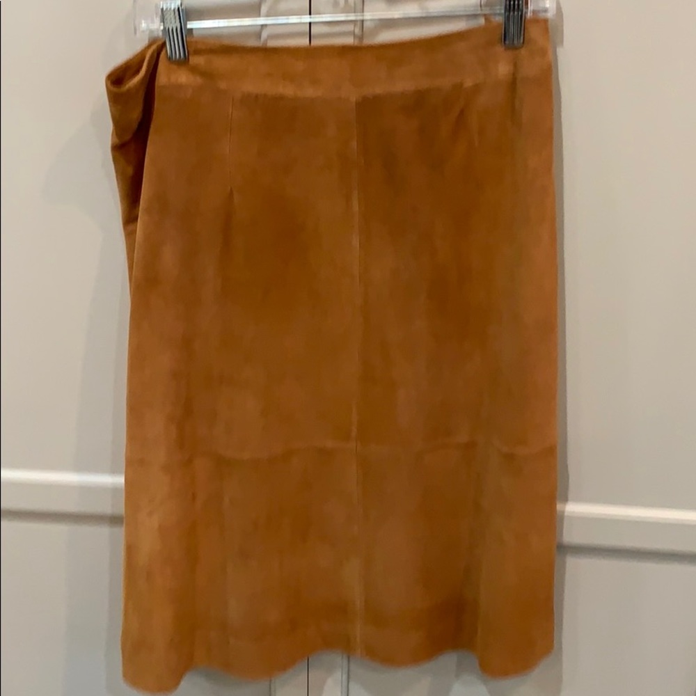 Ann Taylor Suede A-Line Skirt Size 10